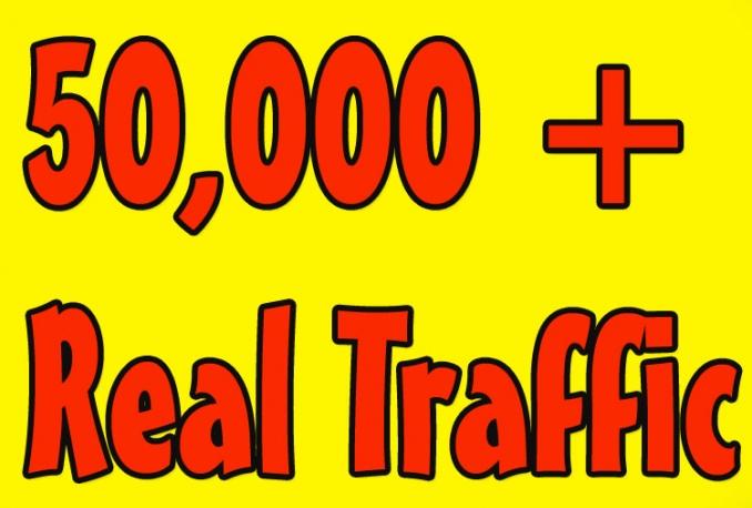 50000 Real Website Visitors Traffic to Website OR Blo...