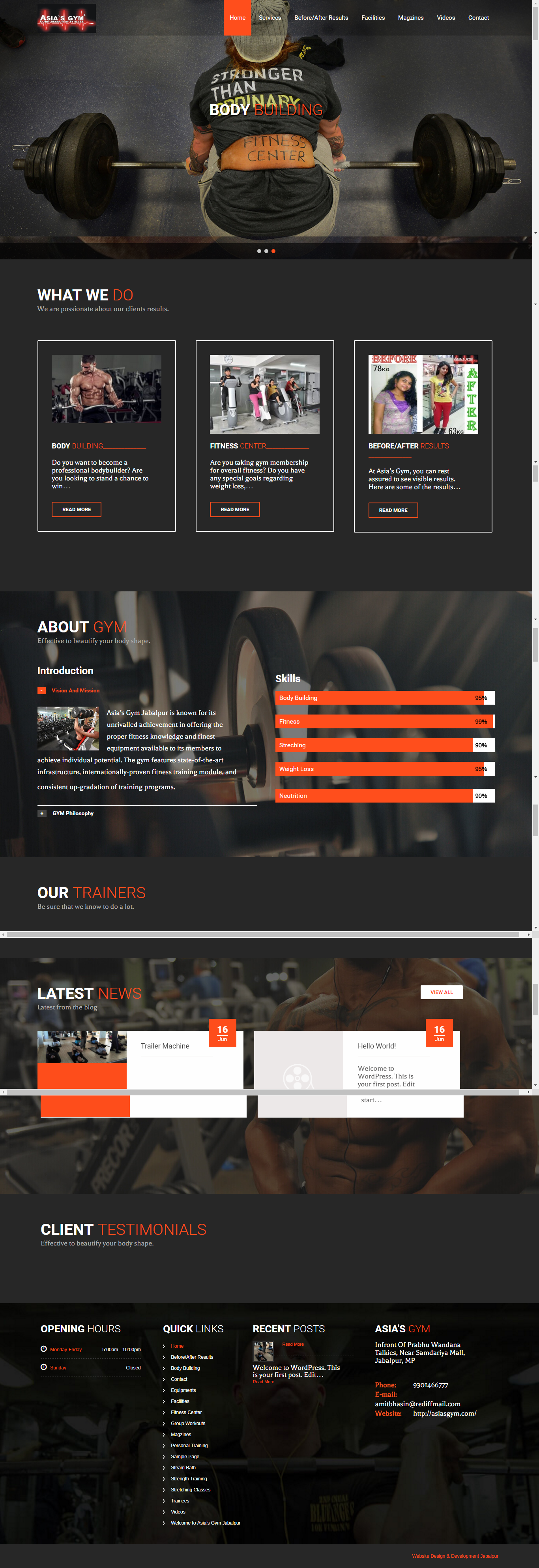 Creative Website with Fantastic Design + 1 Year Hosti...
