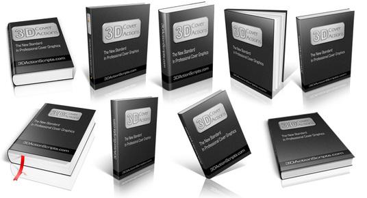 will convert simple 2D Ebook cover into amazing 3D Bo...