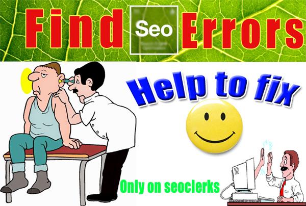 I can friendly show 5 SEO errors on your website and ...