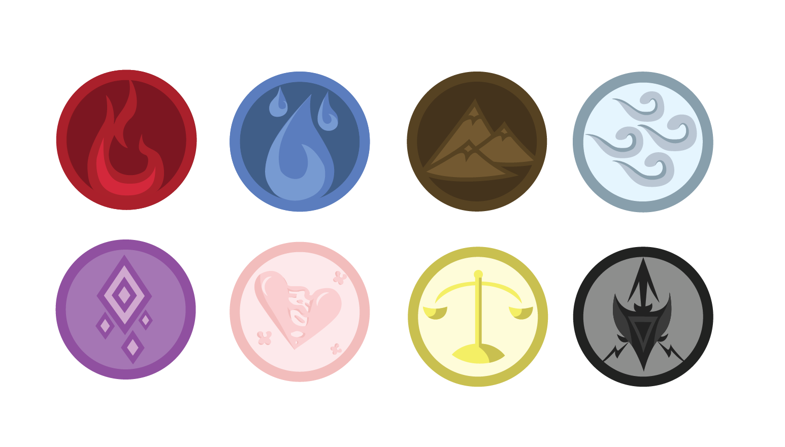 Will Create 5 Custom Icons, Buttons, or Badges