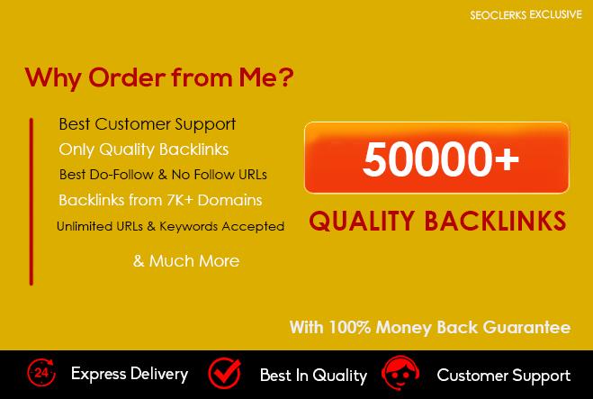 Create 50000+ Verified Quality BACKLINKS from 7000 Un...