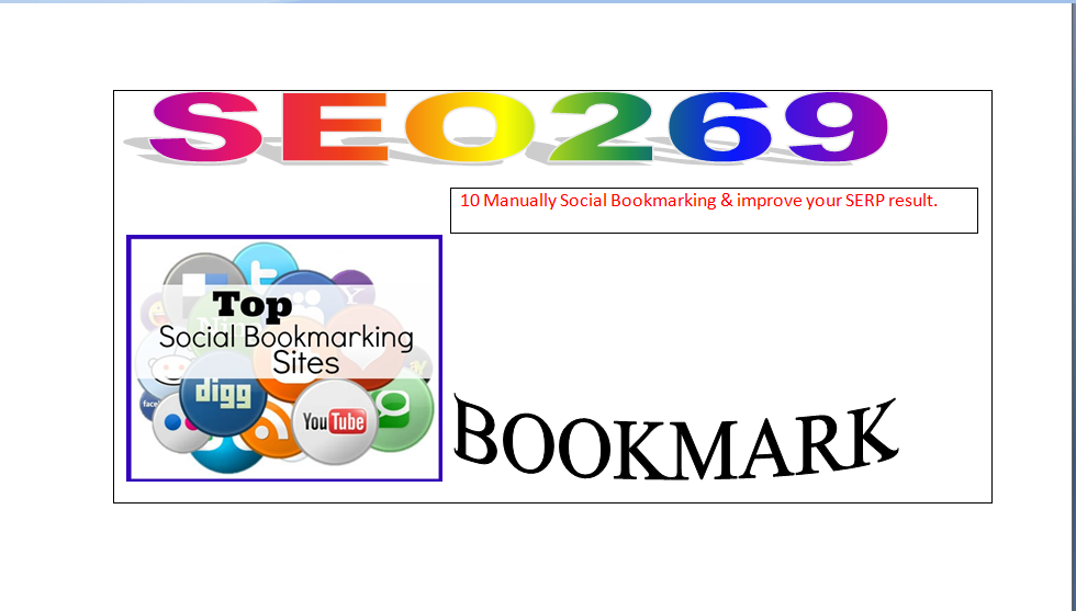 Do 5 Manually Social Bookmarking & improve your S...