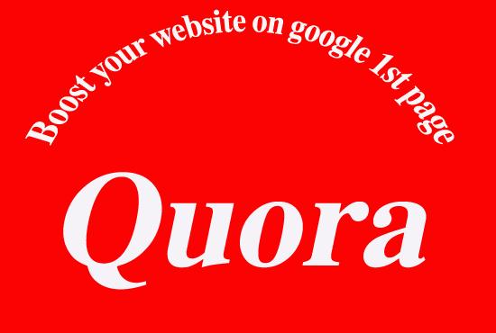 10 Quora Link sharing with your keywords & url