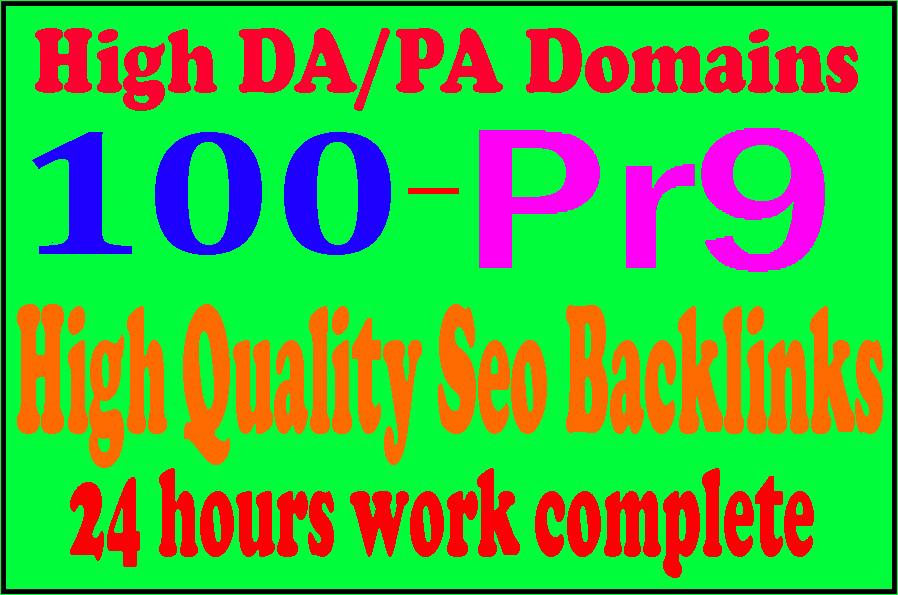 100 Pr9 + 10 Edu-Gov High Domains Authority Safe Seo ...