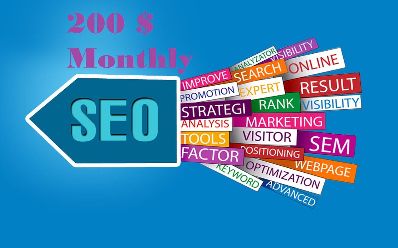 NO.1 Position at Google. Monthly SEO Service