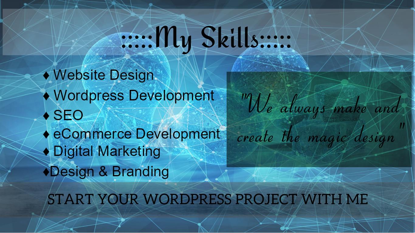 Creative, Modern & amazing webpage design for you...