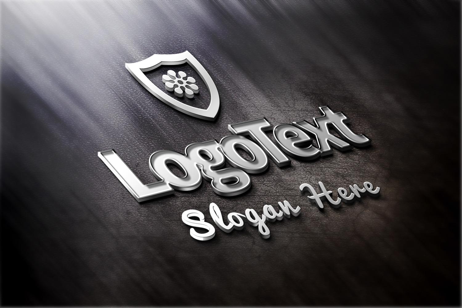 desing a elegant metallic logo