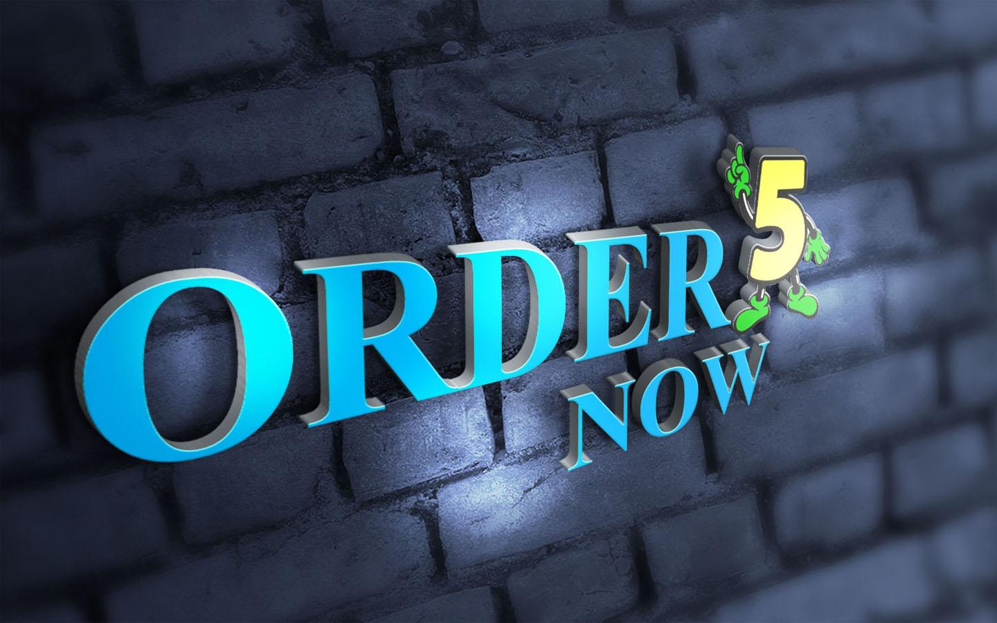 make Fabulous 3d logo design