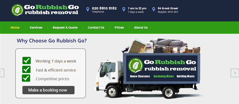 House Clearance & Rubbish Removal Website for Sal...
