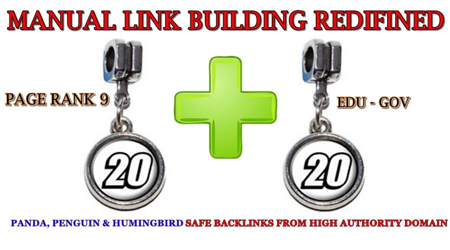 20 PR9 + 20. EDU -. GOV Backlinks From Authority Doma...