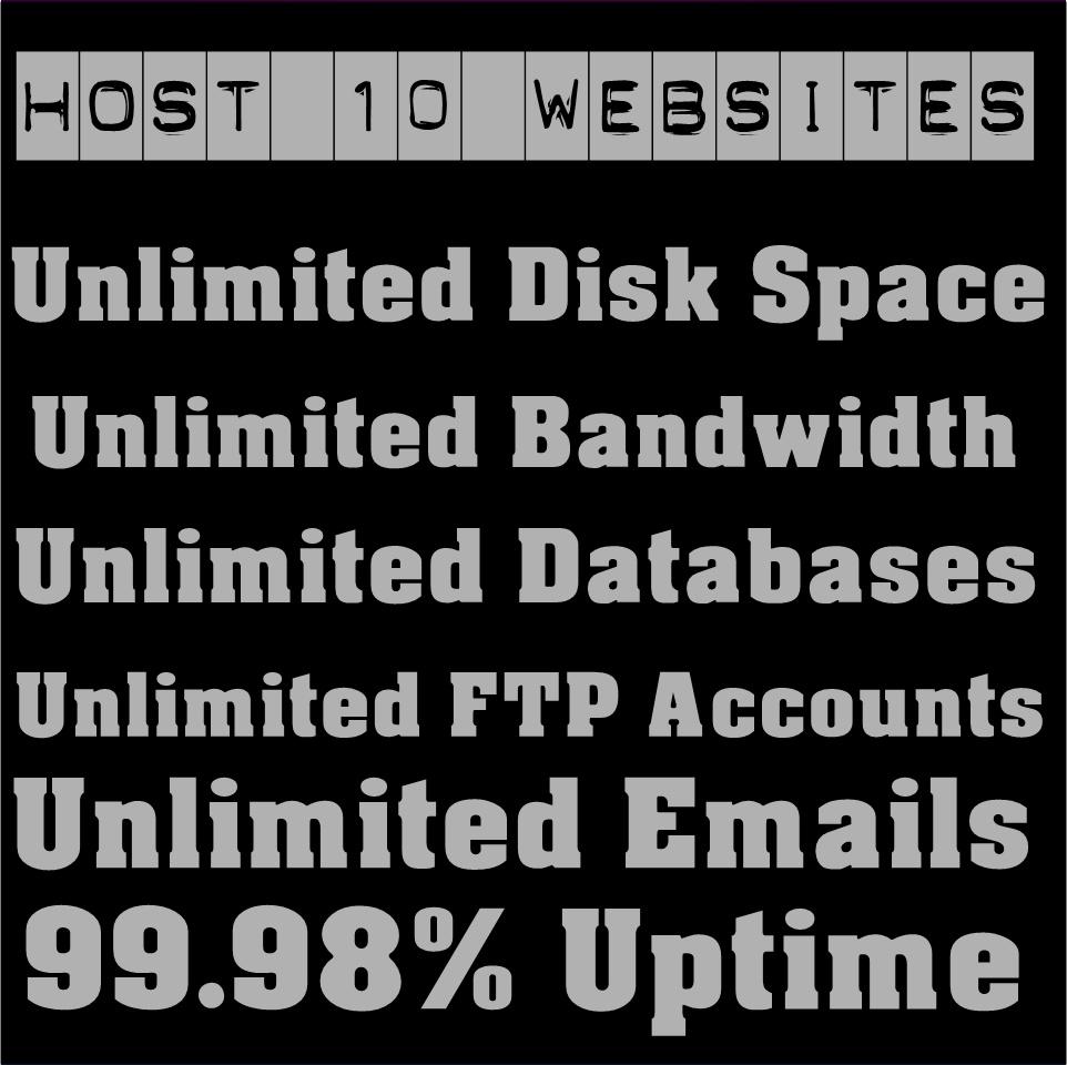 Cheap Hosting Which Can Host Upto 10 Website For A Ye...