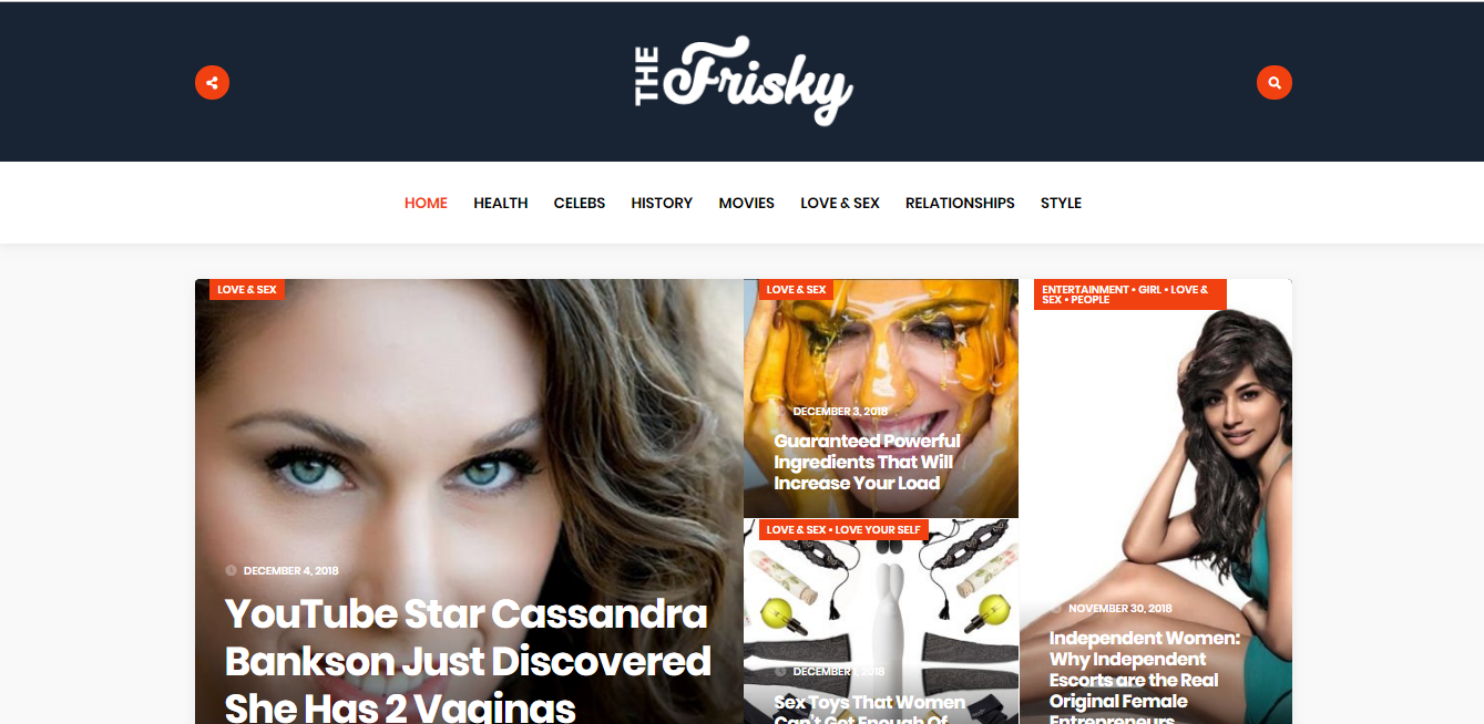 Publish Guest Post on Thefrisky. com DA 76 - Premium ...