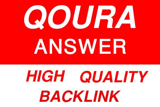 promote your website by 30 High quality quora answer
