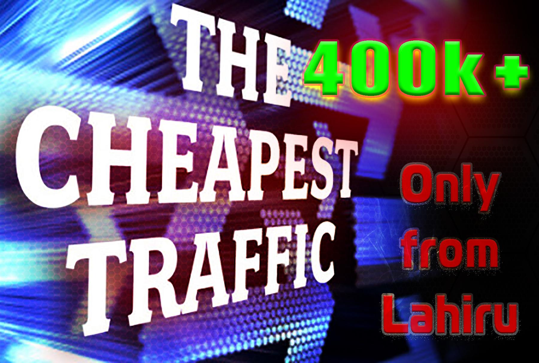Send 400000+ Human Traffic by Google Twitter Bing You...