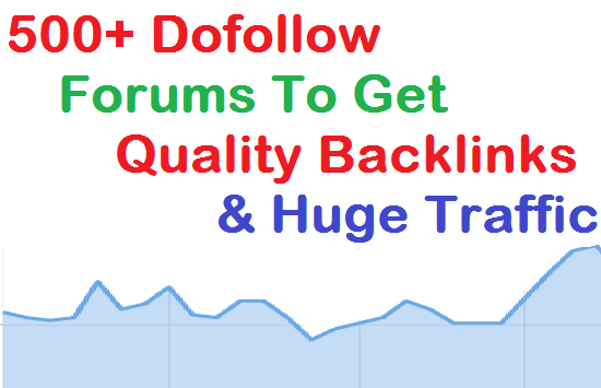 Over 5k Forums or Blogs you can Post for increase Ear...
