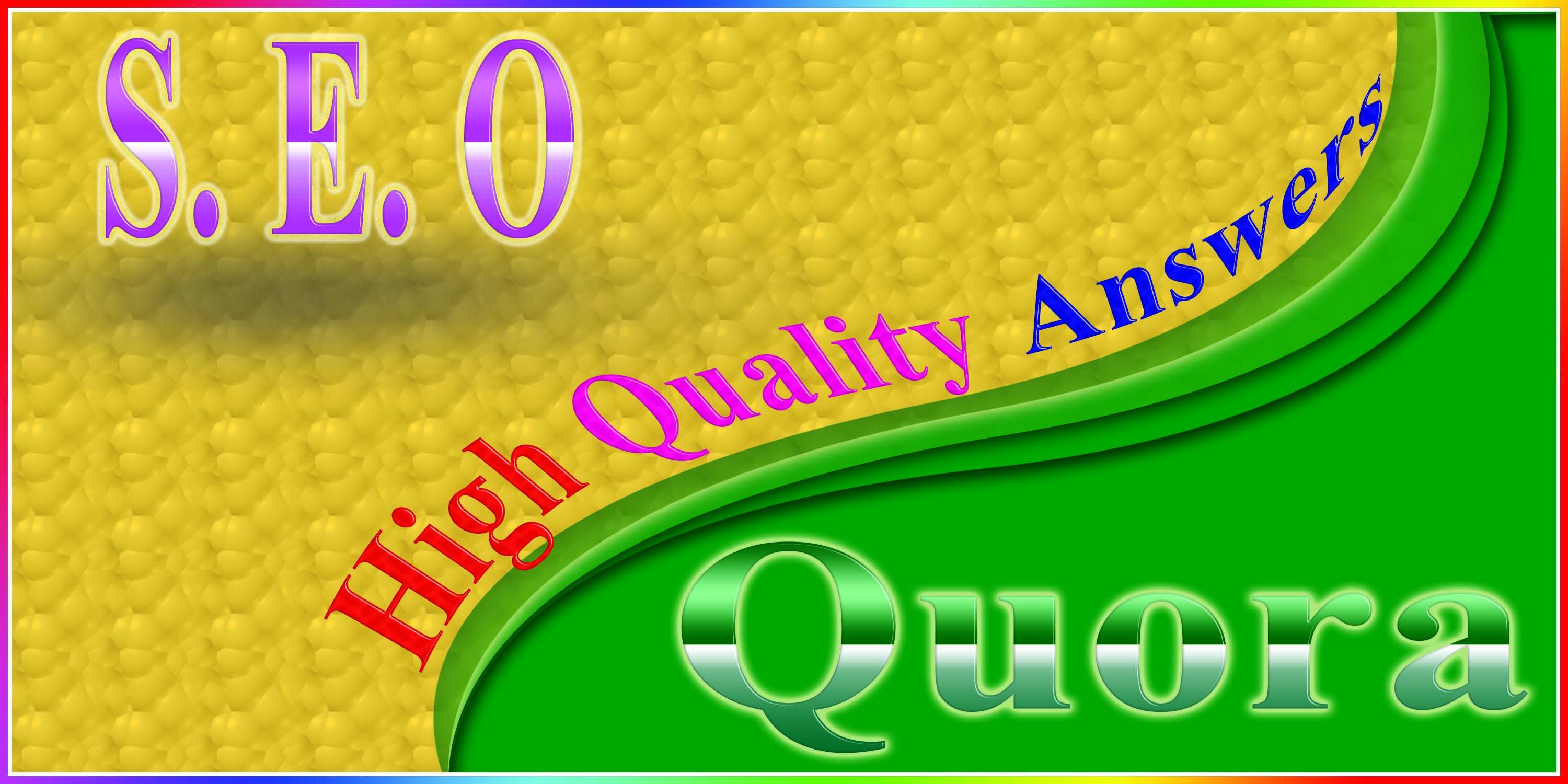 I create 30 unique quora answer backlink