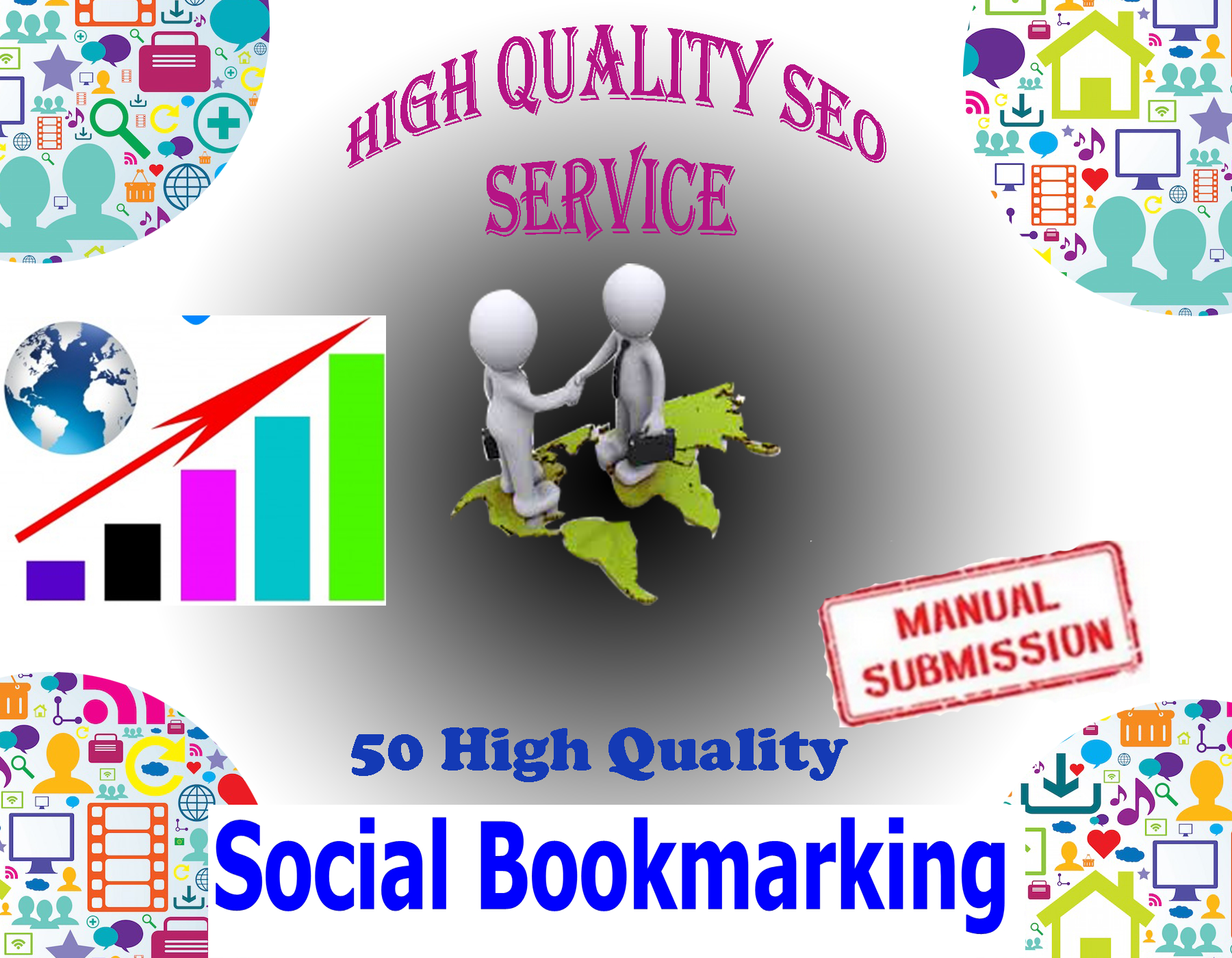 I Will Create Manually 30 High PR Social Bookmarking,...