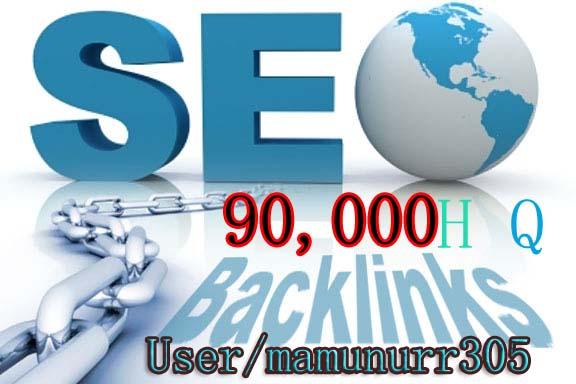 Get fast 90000 Backlinks from High Qualty Backlinks