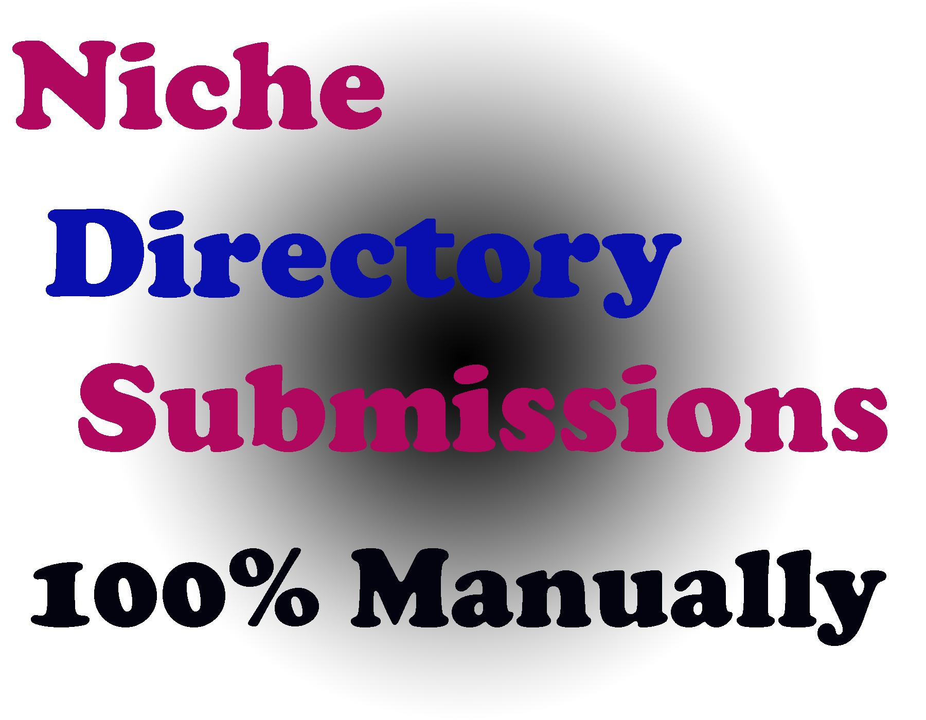 Do 30 Niche Directories Submissions Manually