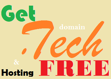 HOW to get. TECH domain & Unlimited Hosting for F...