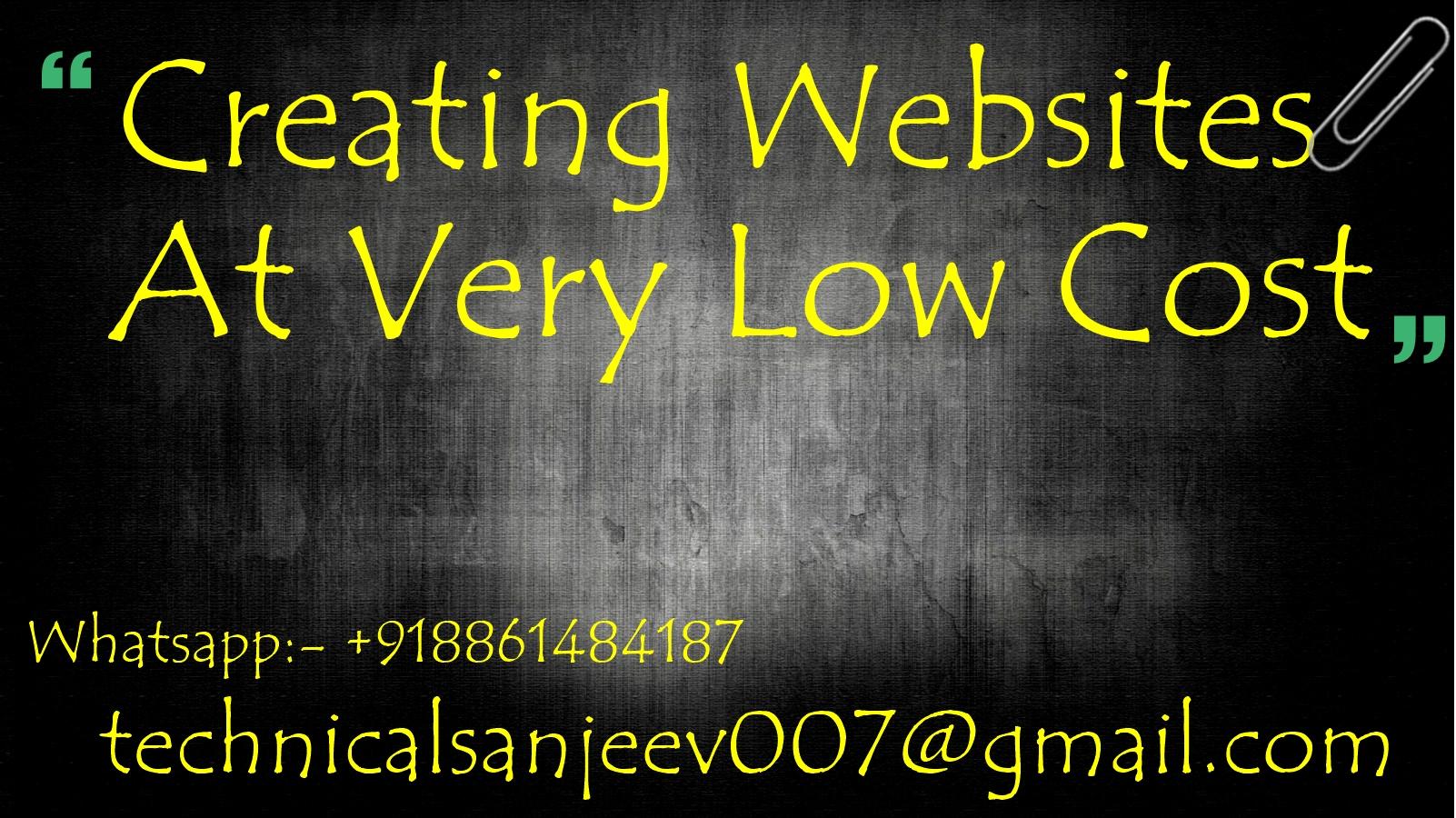 Create an amazing website