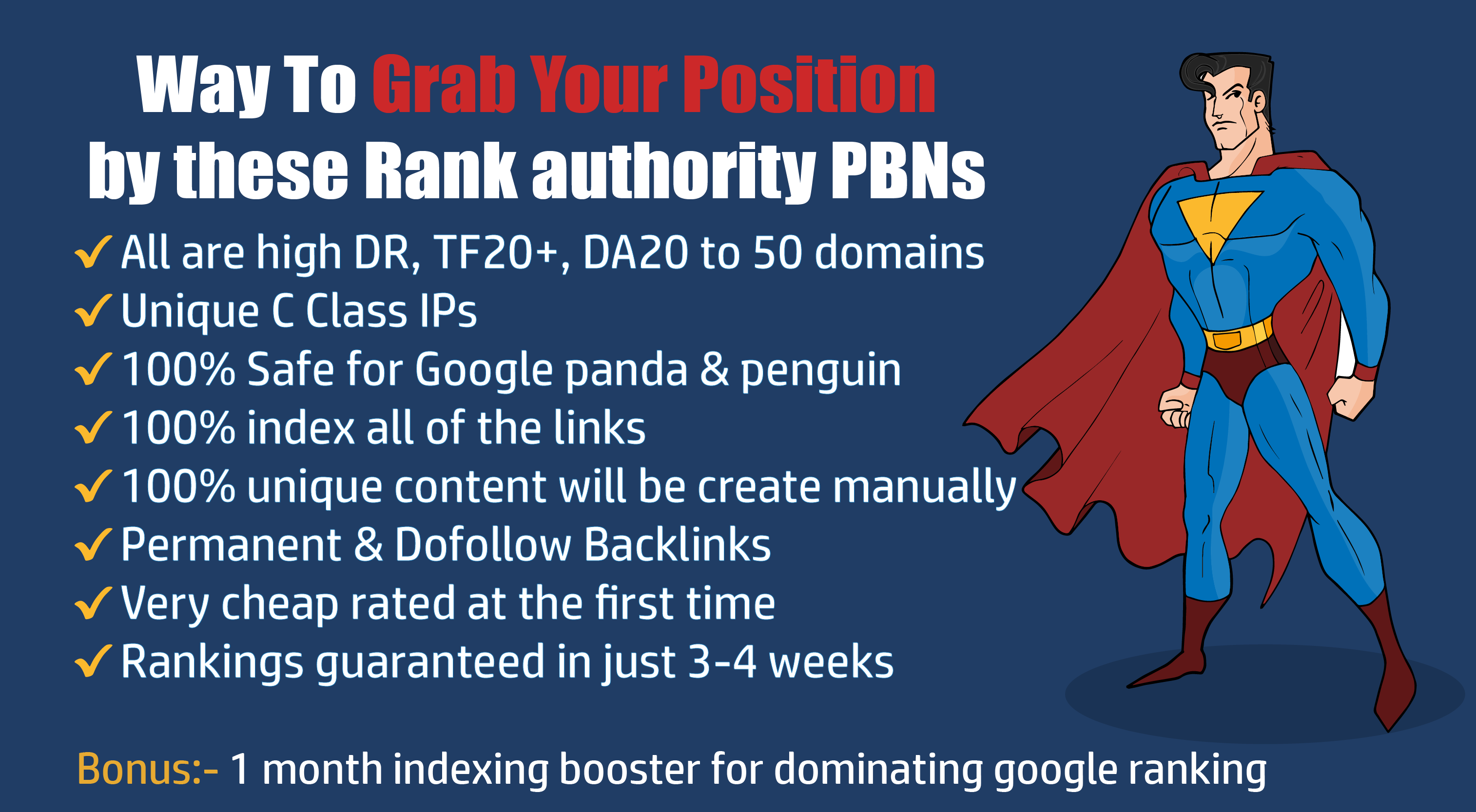 50 High Authority PBN Backlinks, Grab Your Position ...