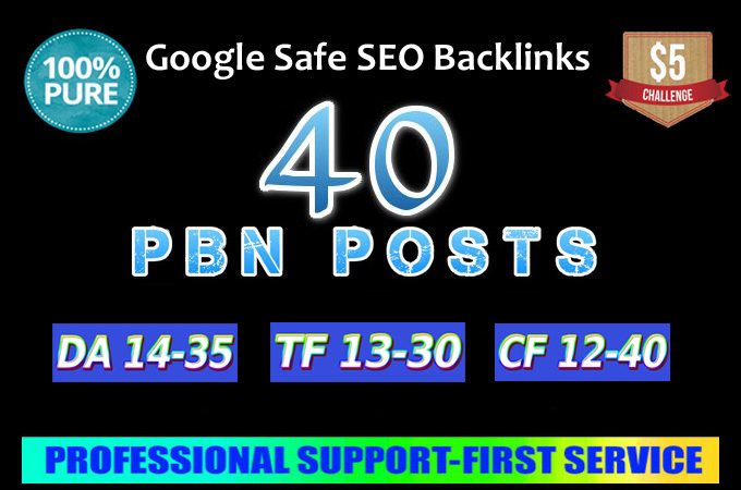 Build 40 Real Domain Dofollow Pbn Backlinks with high...
