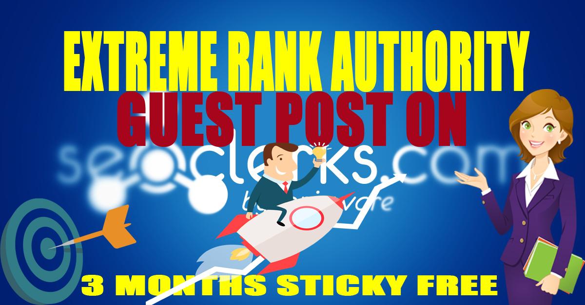 Extreme Rank Authority 10 PBN Post, Average DA35, P...