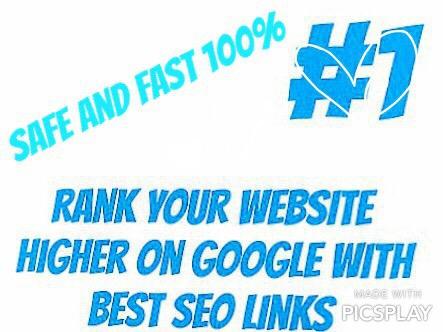 Rank your website higher on google with best seo back...