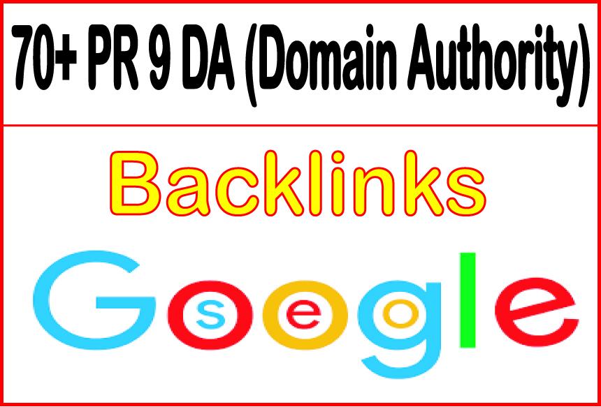 Create 100 backlinks pr9 DA70