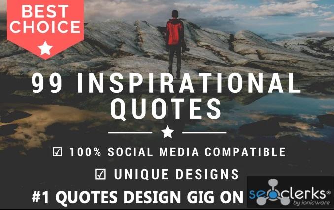 I can Create 99 Inspirational Image Quotes With LOGO ...