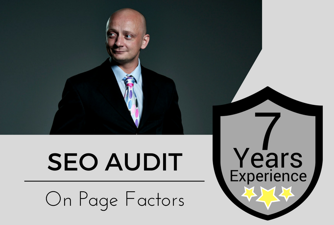 Provide In Depth Seo AUDIT Of Your Website With Full ...