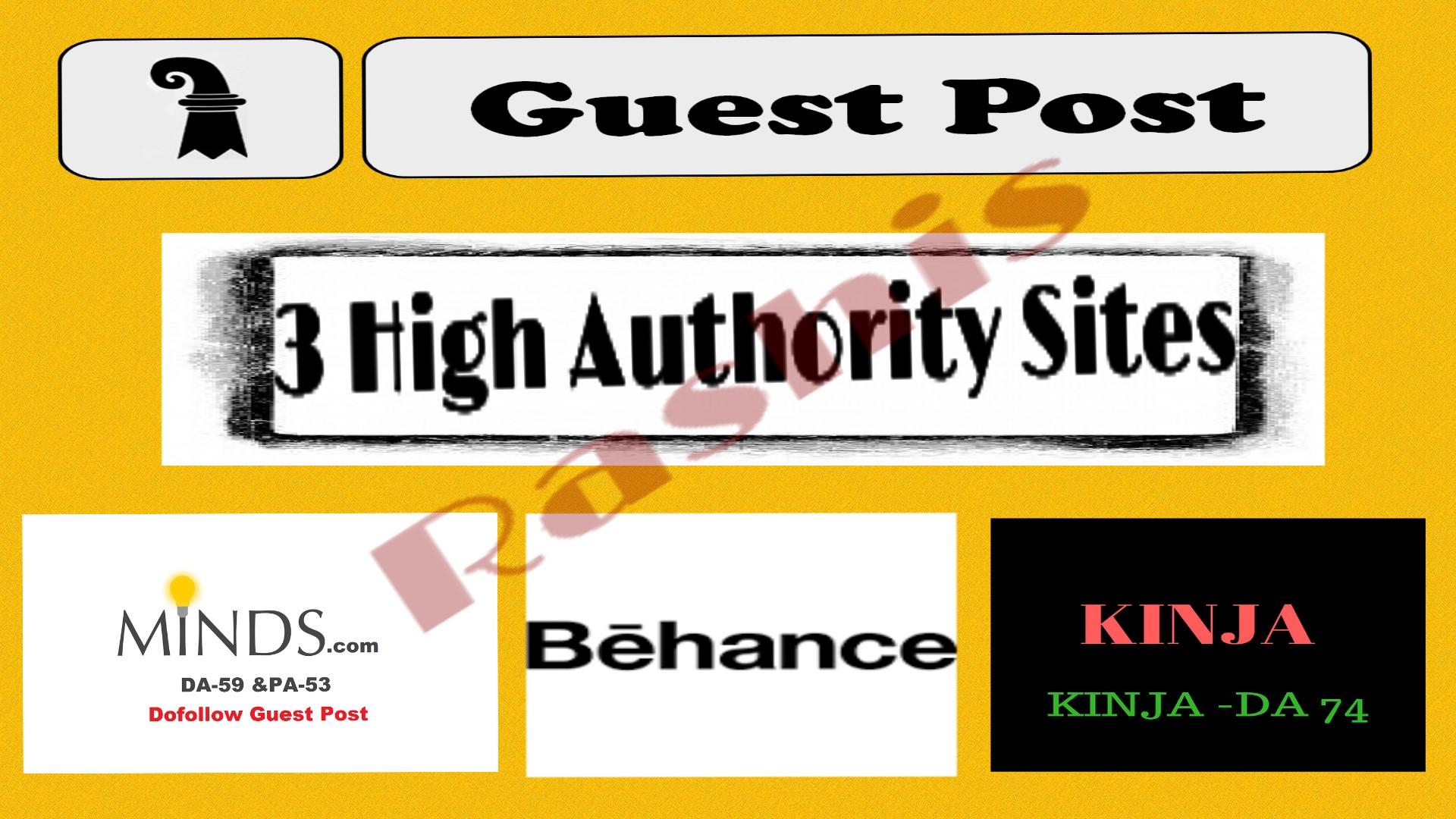 Bumper offer write & publish Guest Post On Minds+...