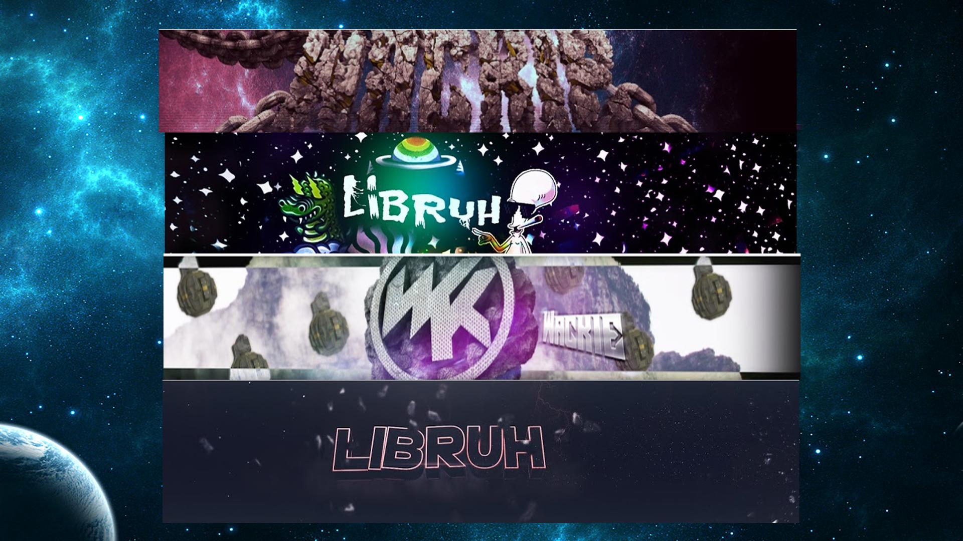 Design an attractive youtube banner for you