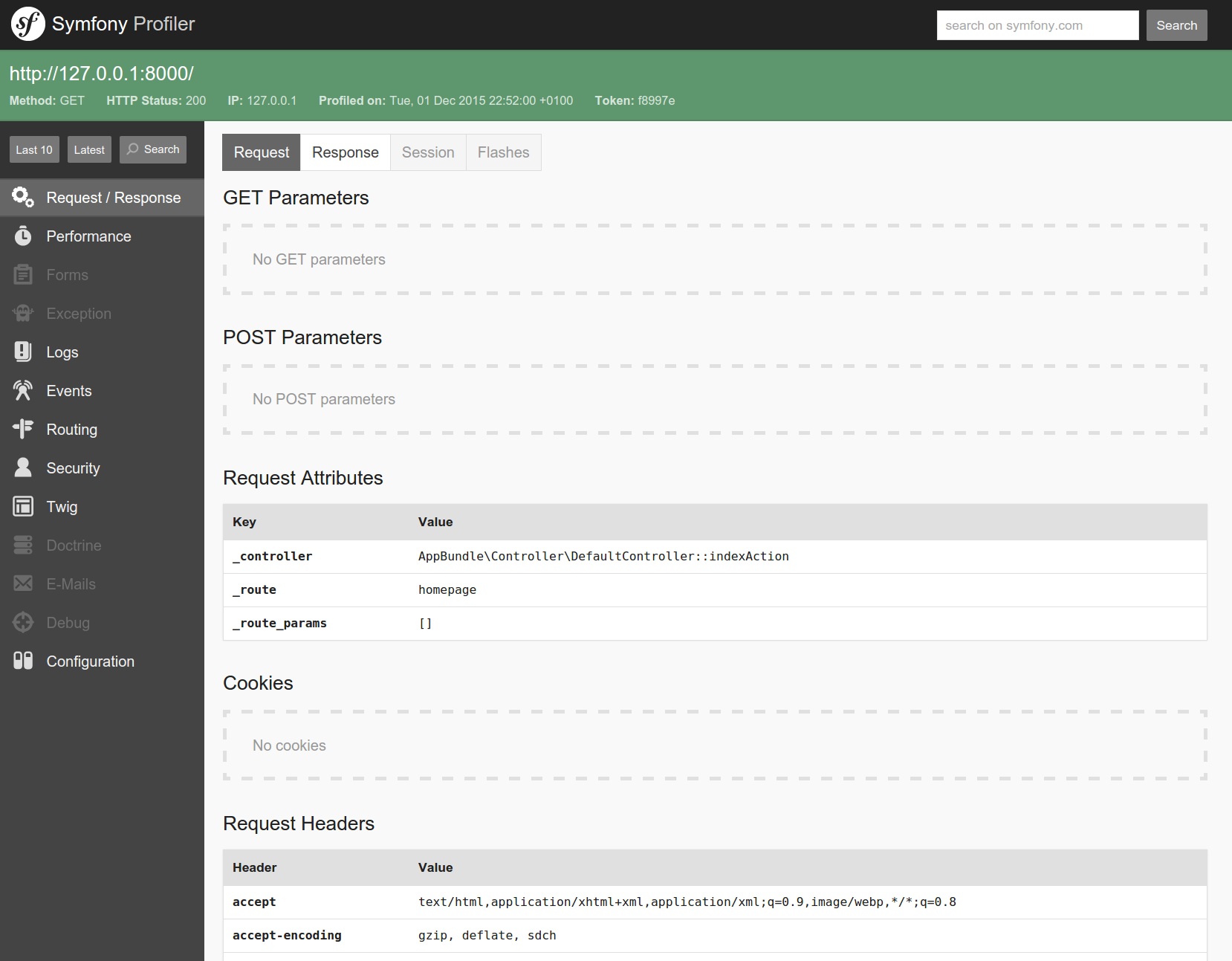 Create A Symfony User management website service