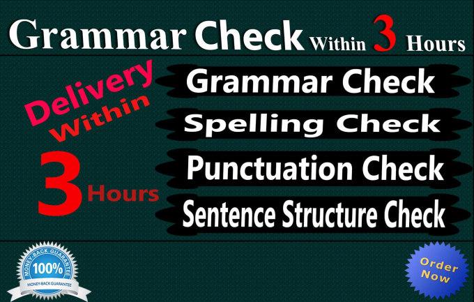 I will do for all of your proofreading & editing ...