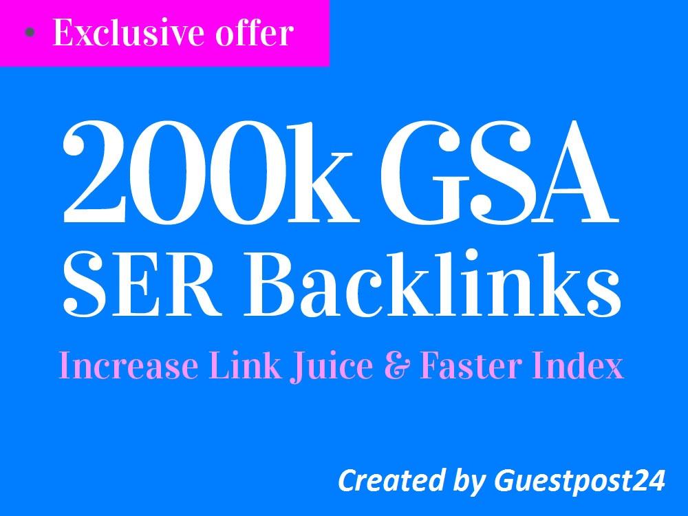 200k High Quality GSA SER Backlinks For Multi-Tiered ...