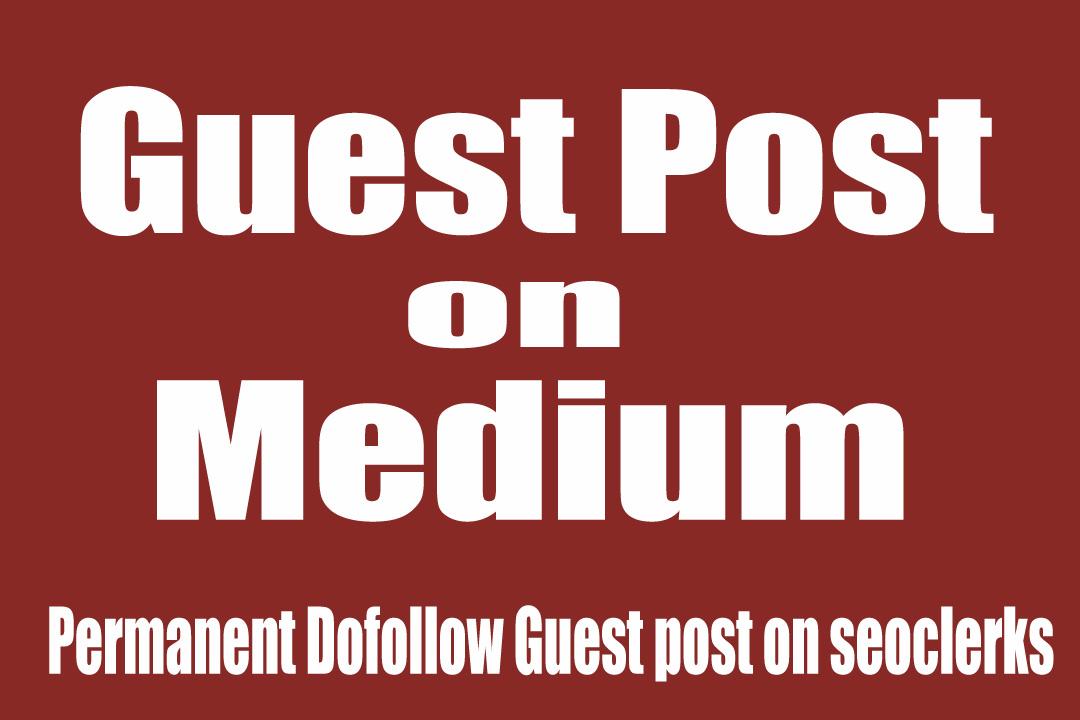 Build your SEO Rank - Publish a Guest post on Medium ...