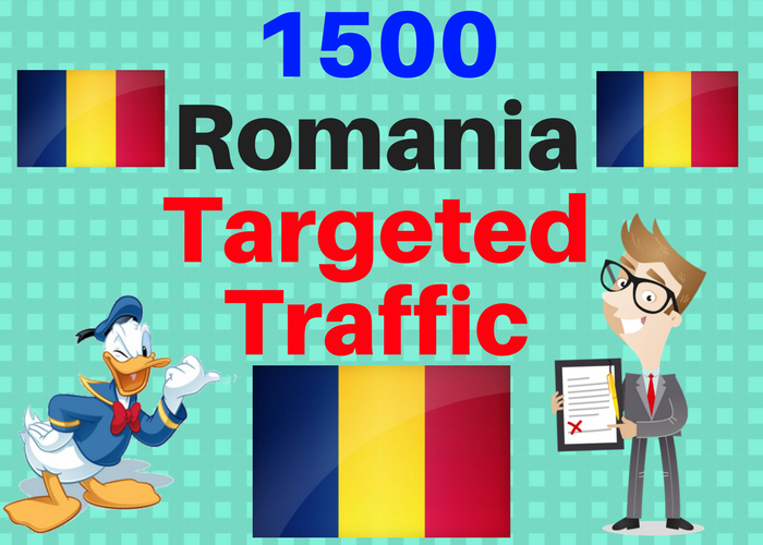 1500 Romania TARGETED traffic to your web or blog sit...