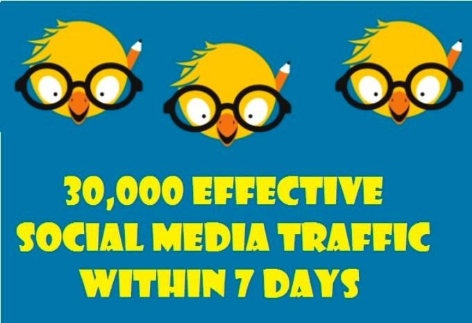 Drive 30,000 Effective Social Media traffic Within 7 ...