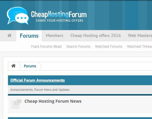 Advertise Your Banner On Cheap Hosting Forum