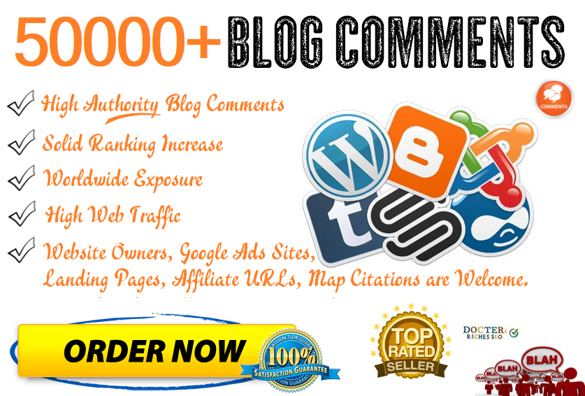 Build 50,000 Quality Blog Comments For High Traffic &...