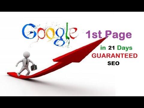 Guaranteed google First Page Rankings