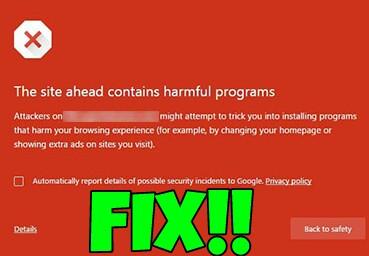 Fix hacked WordPress website in 12 hours browser warn...