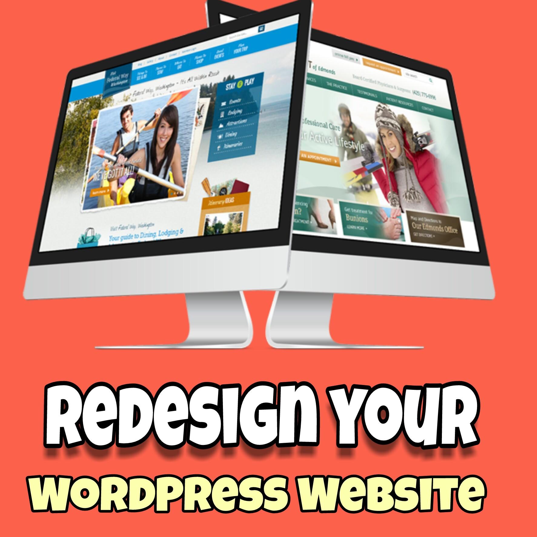 Design wordpress website professionally