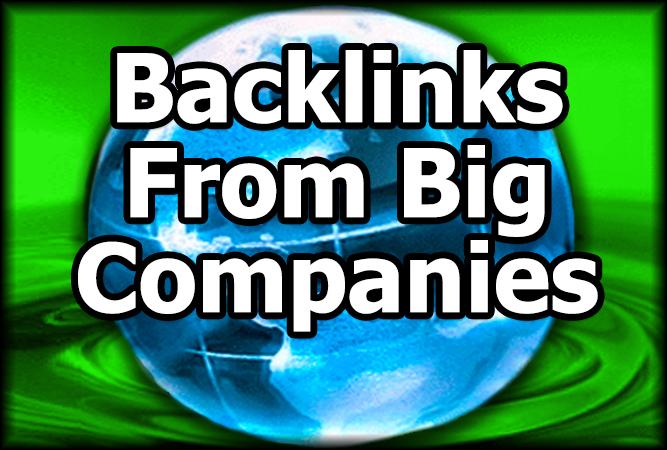 Backlinks From Big Brand Companies