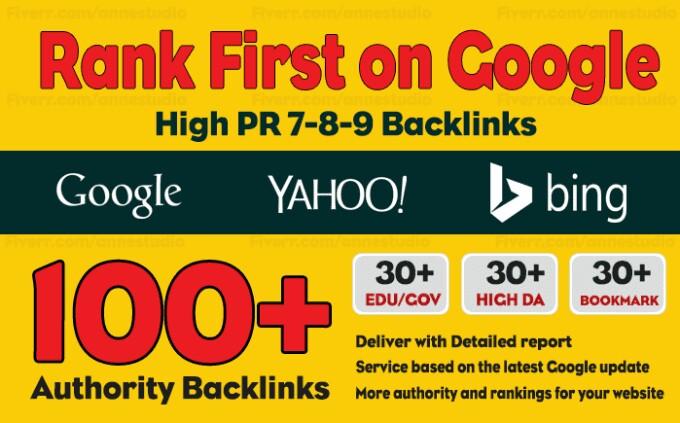 Do manual 100+ DOFOLLOW backlinks HIGH QUALITY PR