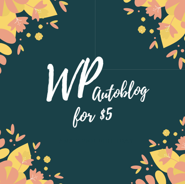 Install WP Auto Blogging Plugin