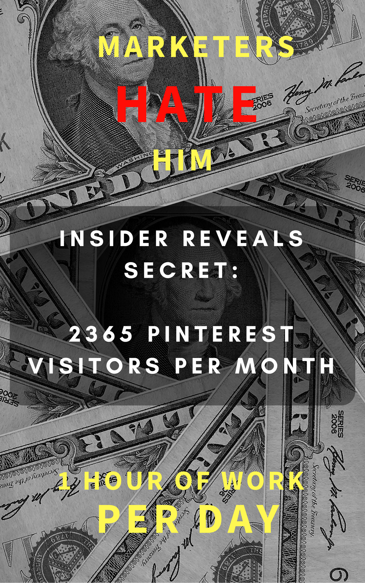 Teach You To Get 2365 Pinterest Traffic Per Month